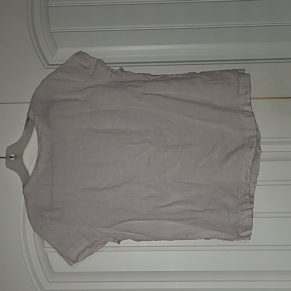 Beige linen,med. size top - Picture 3 of 5